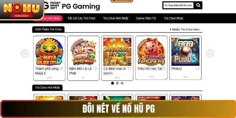 Đôi nét về sảnh nổ hũ PG Đôi nét về sảnh nổ hũ PG