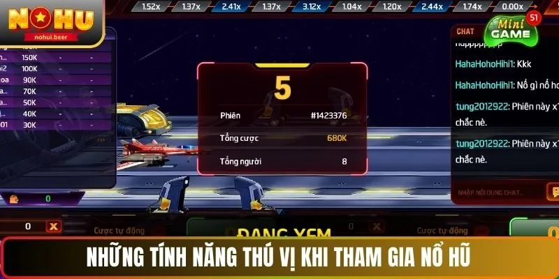 Những tính năng thú vị khi tham gia nổ hũ NOHU Những tính năng thú vị khi tham gia nổ hũ NOHU